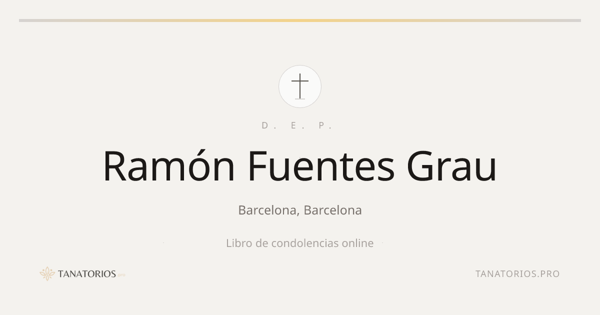 Memorial de Ramón Fuentes Grau