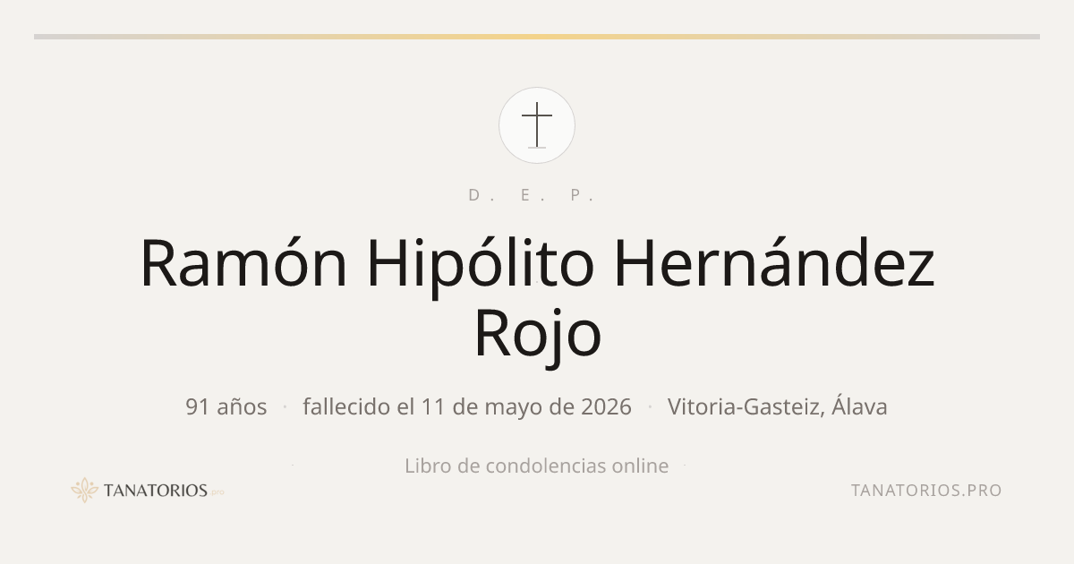 Memorial de Ramón Hipólito Hernández Rojo
