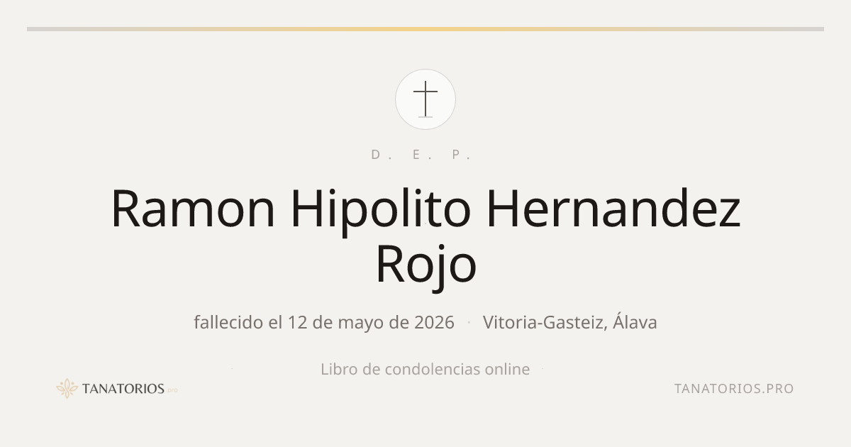 Memorial de Ramon Hipolito Hernandez Rojo