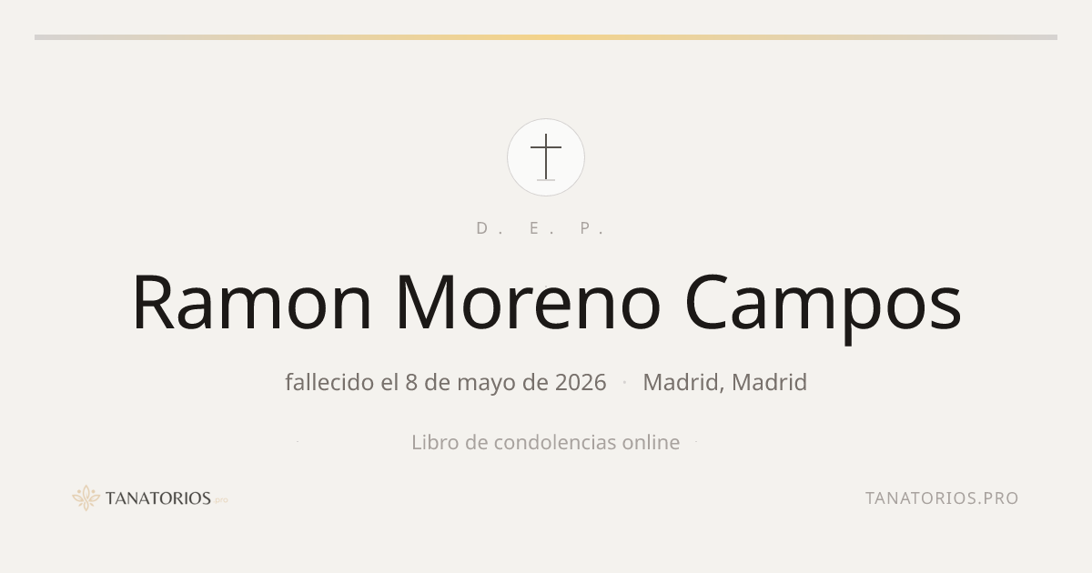 Memorial de Ramon Moreno Campos