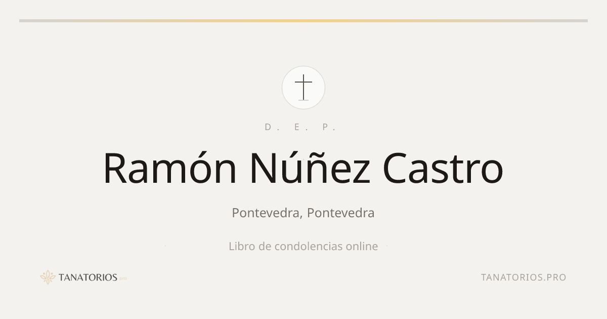 Memorial de Ramón Núñez Castro