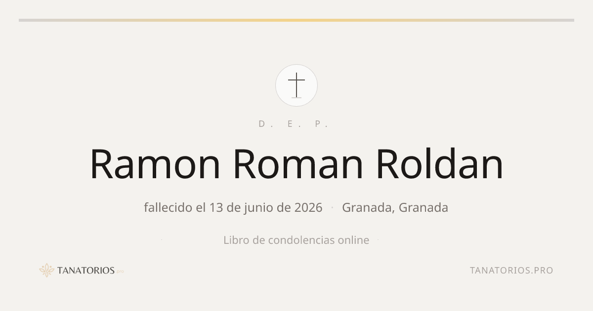 Memorial de Ramon Roman Roldan