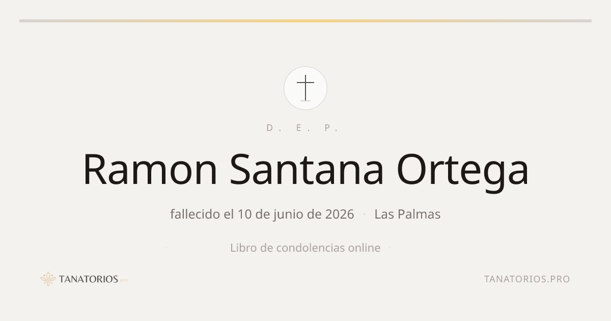 Memorial de Ramon Santana Ortega