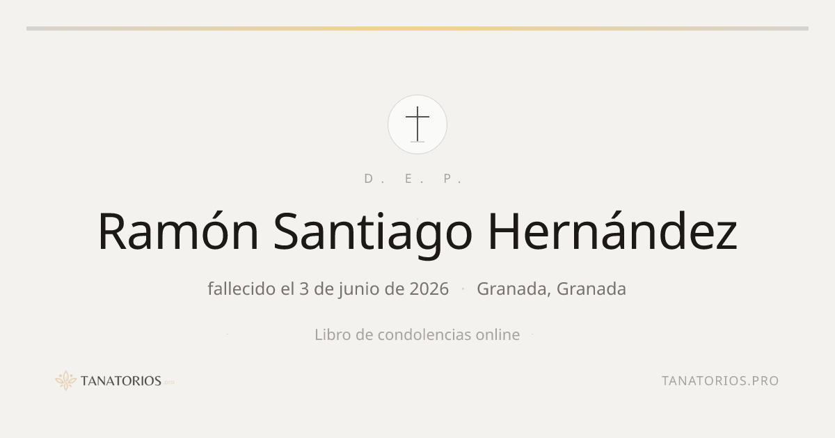 Memorial de Ramón Santiago Hernández