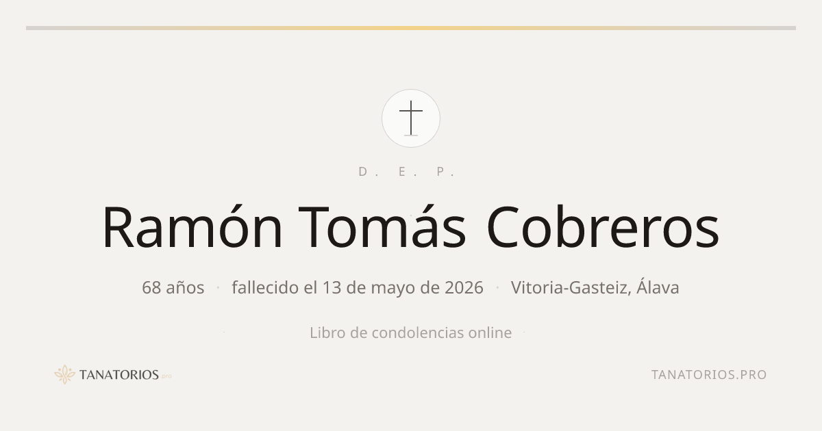 Memorial de Ramón Tomás Cobreros