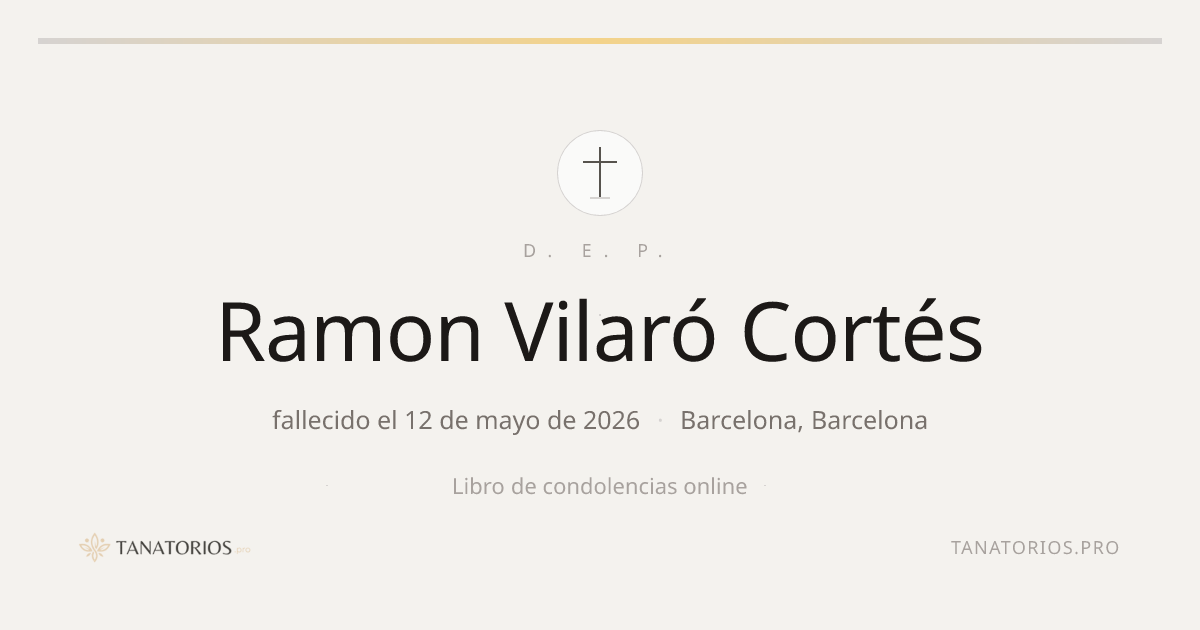 Memorial de Ramon Vilaró Cortés