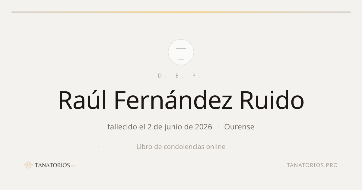 Memorial de Raúl Fernández Ruido