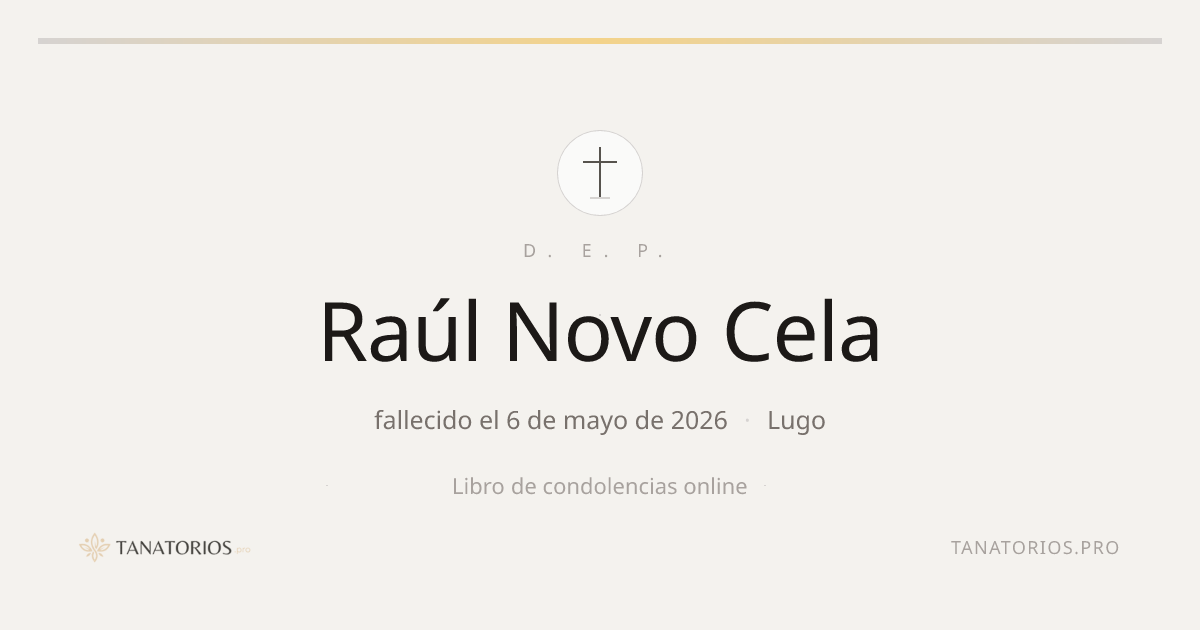Memorial de Raúl Novo Cela