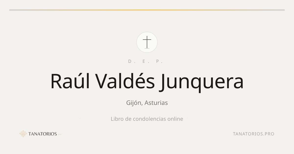 Memorial de Raúl Valdés Junquera