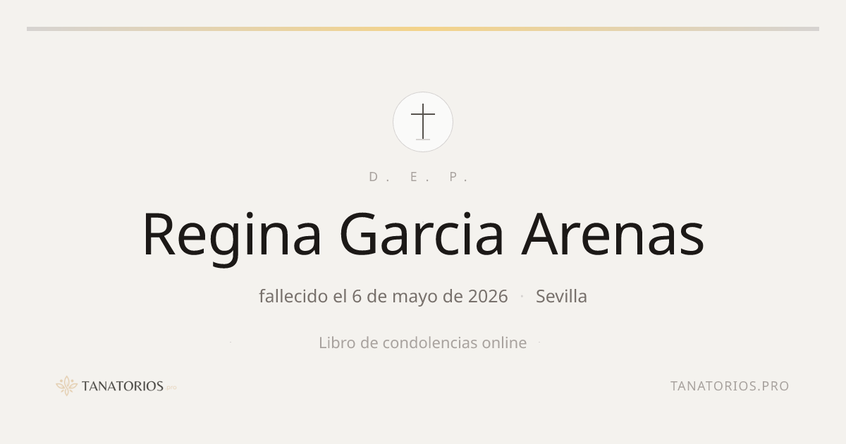 Memorial de Regina Garcia Arenas