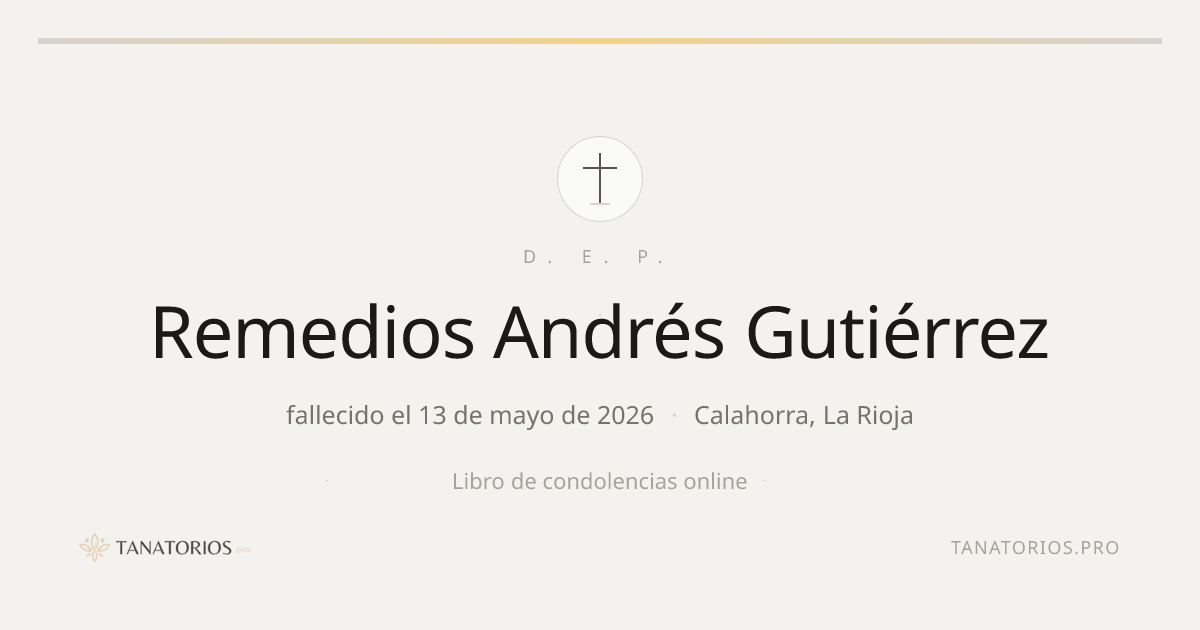 Memorial de Remedios Andrés Gutiérrez