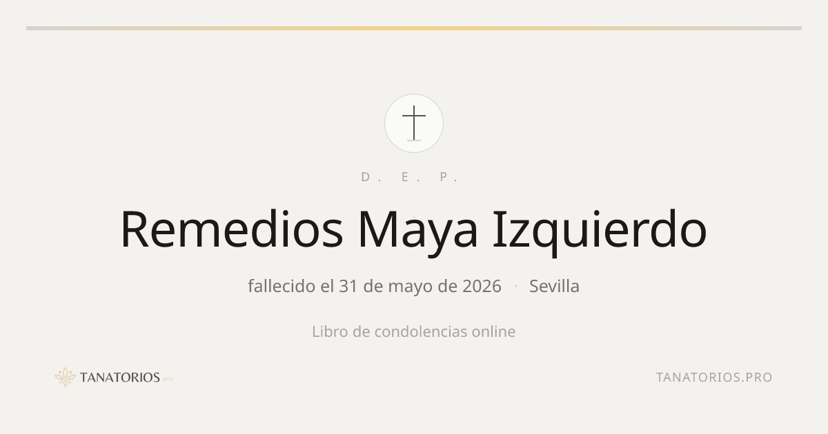 Memorial de Remedios Maya Izquierdo