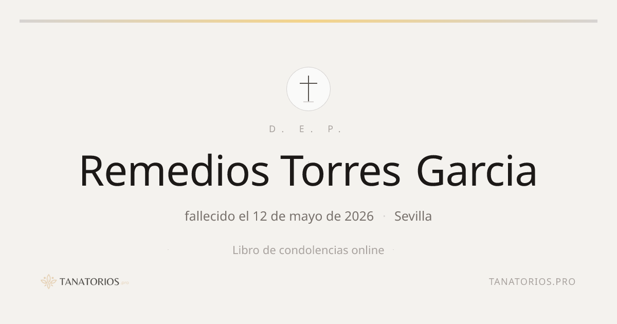 Memorial de Remedios Torres Garcia