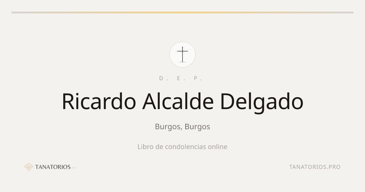 Memorial de Ricardo Alcalde Delgado