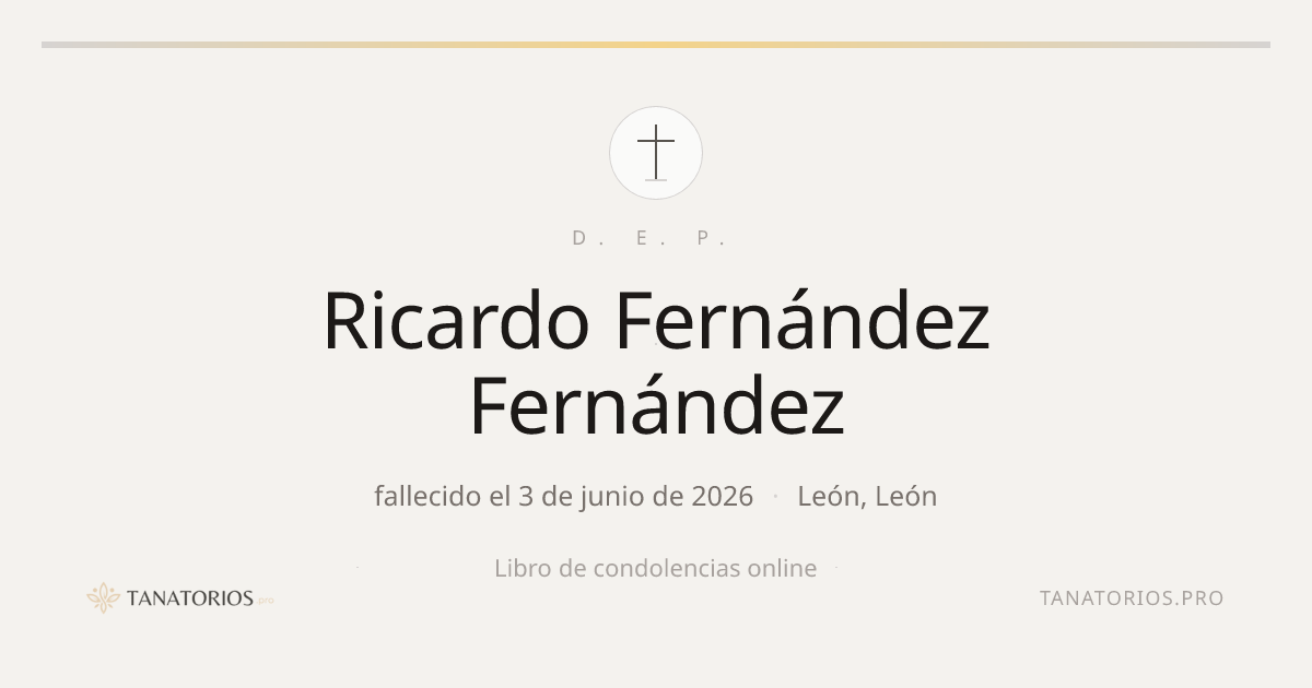 Memorial de Ricardo Fernández Fernández