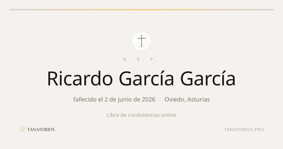 Memorial de Ricardo García García
