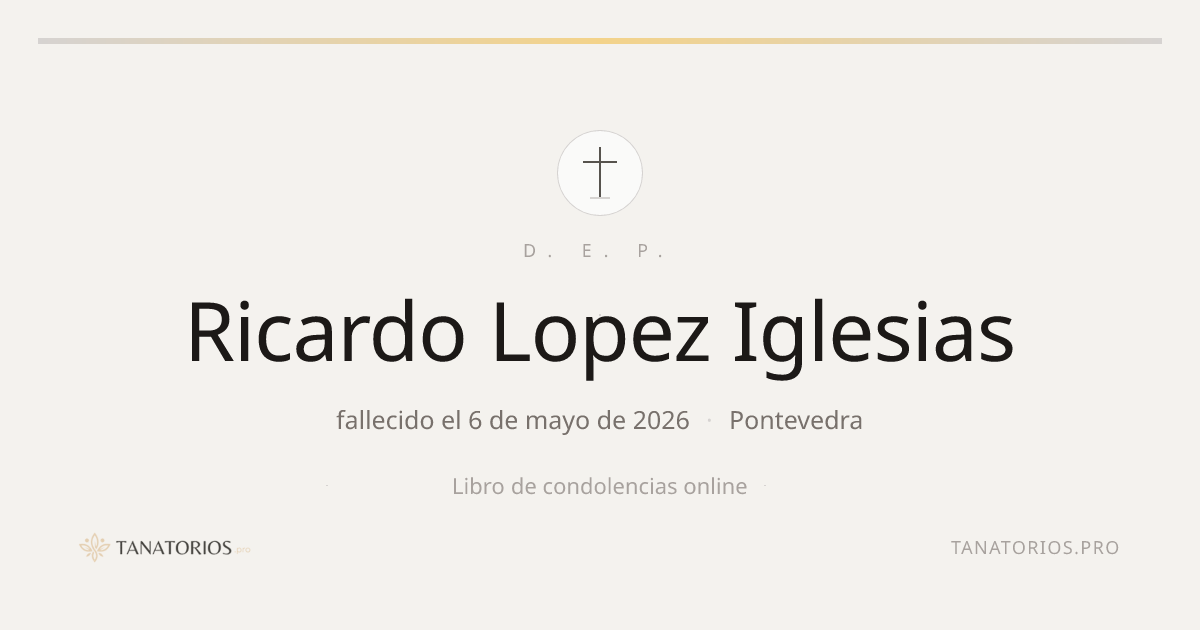Memorial de Ricardo Lopez Iglesias