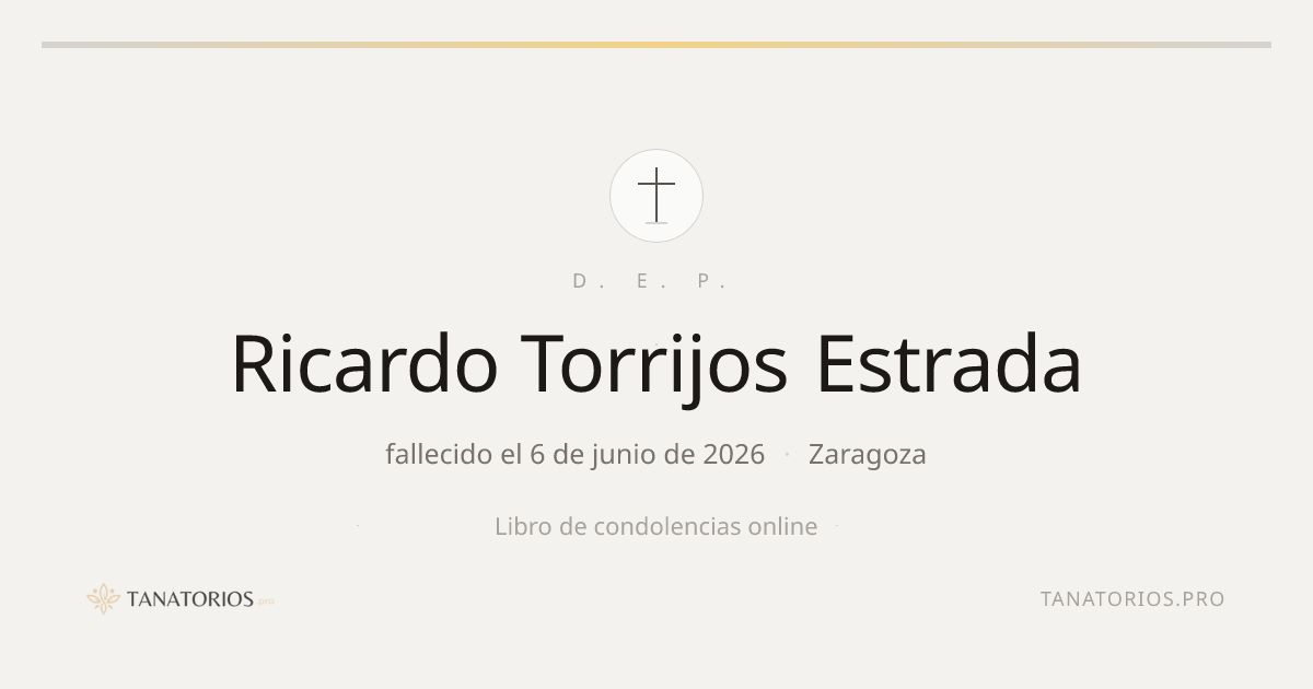 Memorial de Ricardo Torrijos Estrada