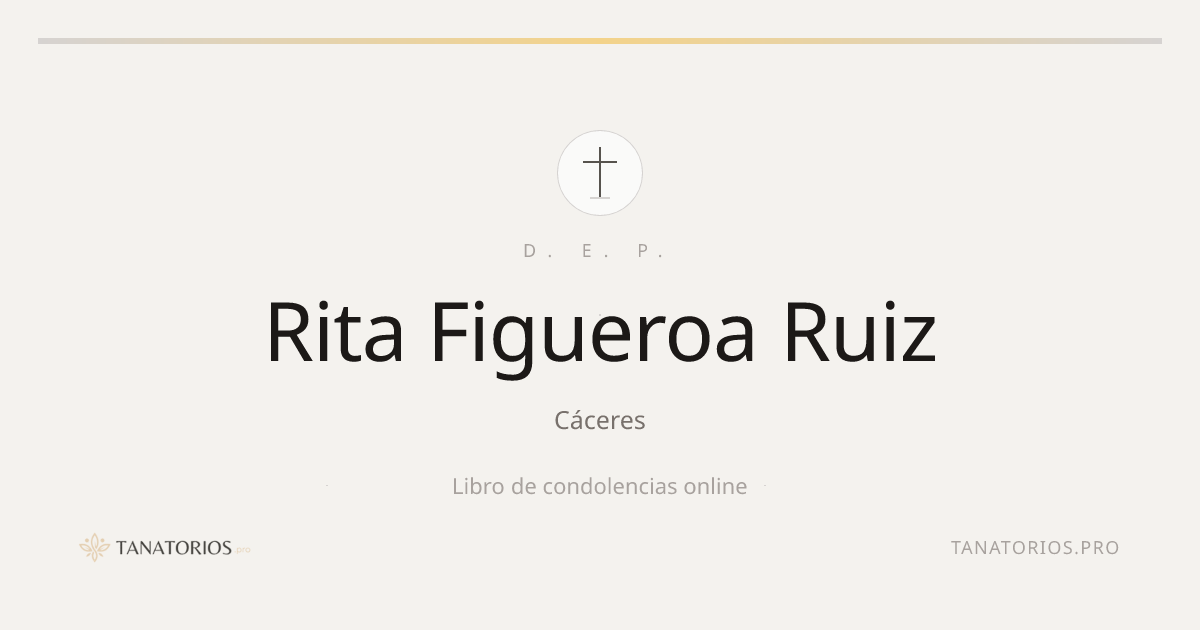 Memorial de Rita Figueroa Ruiz
