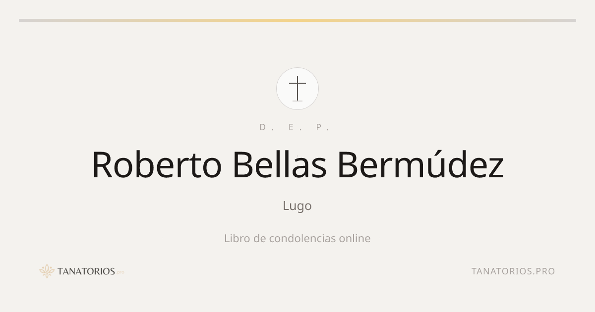 Memorial de Roberto Bellas Bermúdez