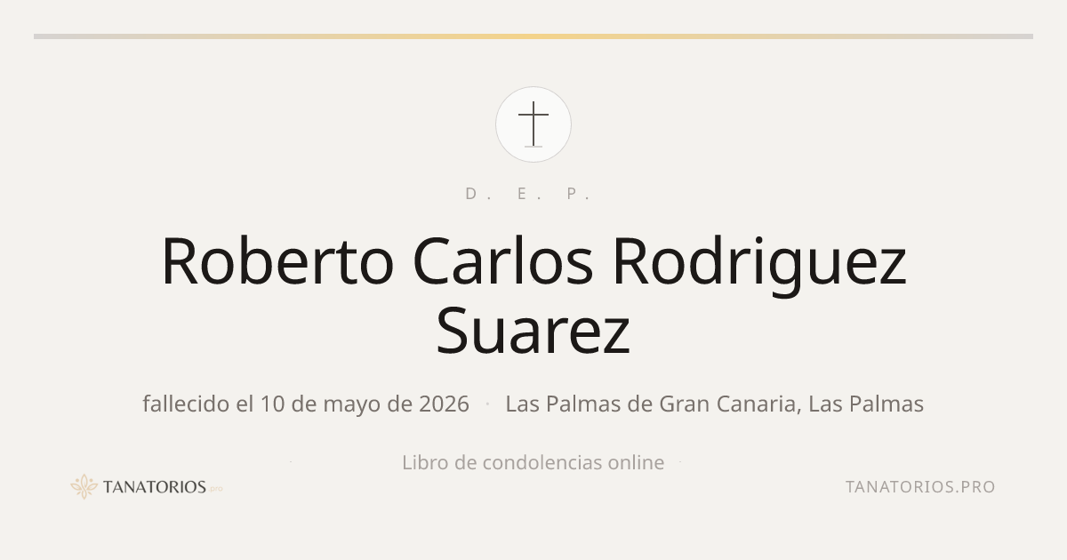 Memorial de Roberto Carlos Rodriguez Suarez