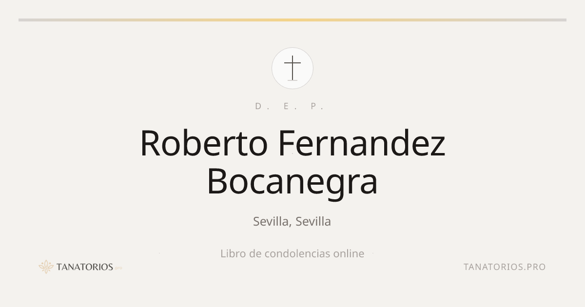 Memorial de Roberto Fernandez Bocanegra