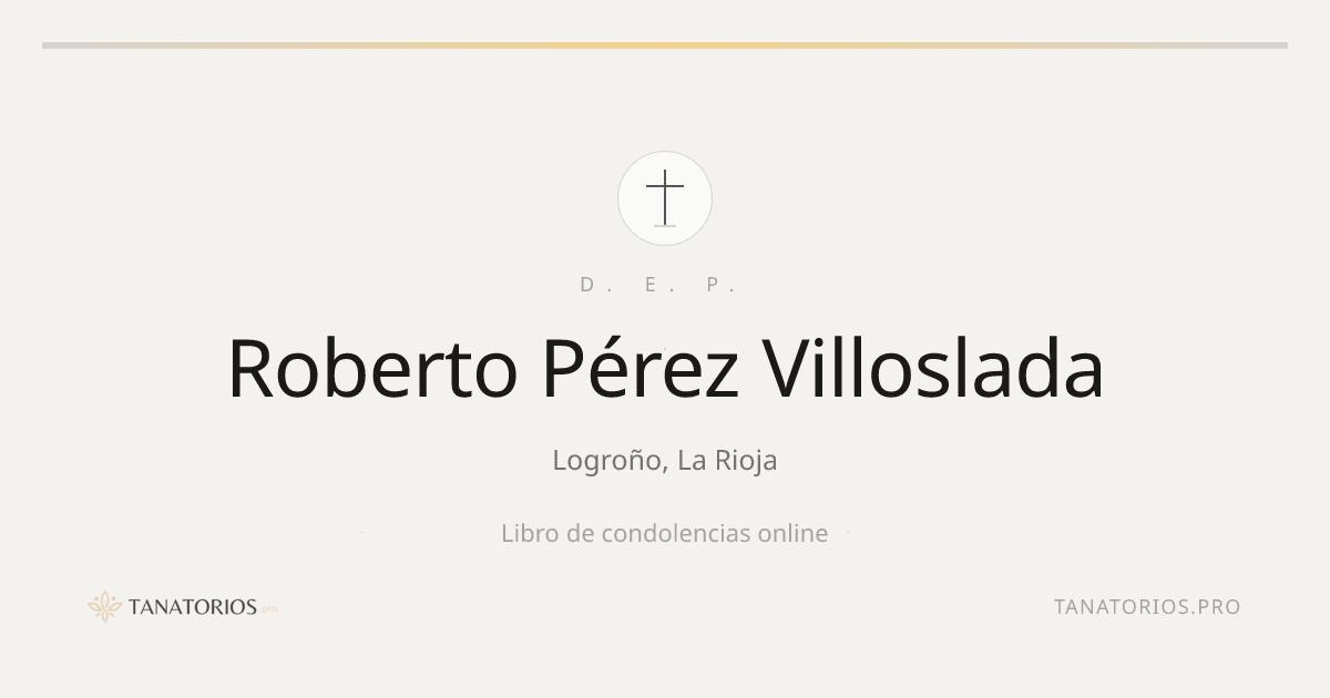 Memorial de Roberto Pérez Villoslada