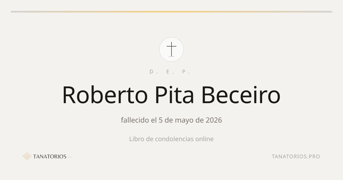 Memorial de Roberto Pita Beceiro