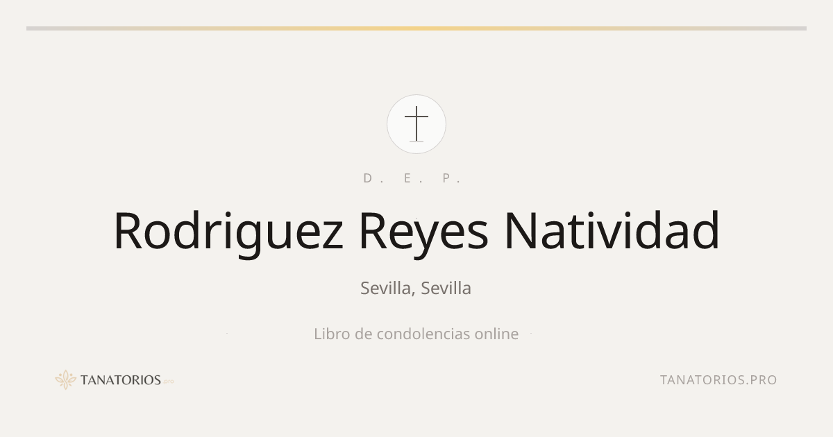 Memorial de Rodriguez Reyes Natividad
