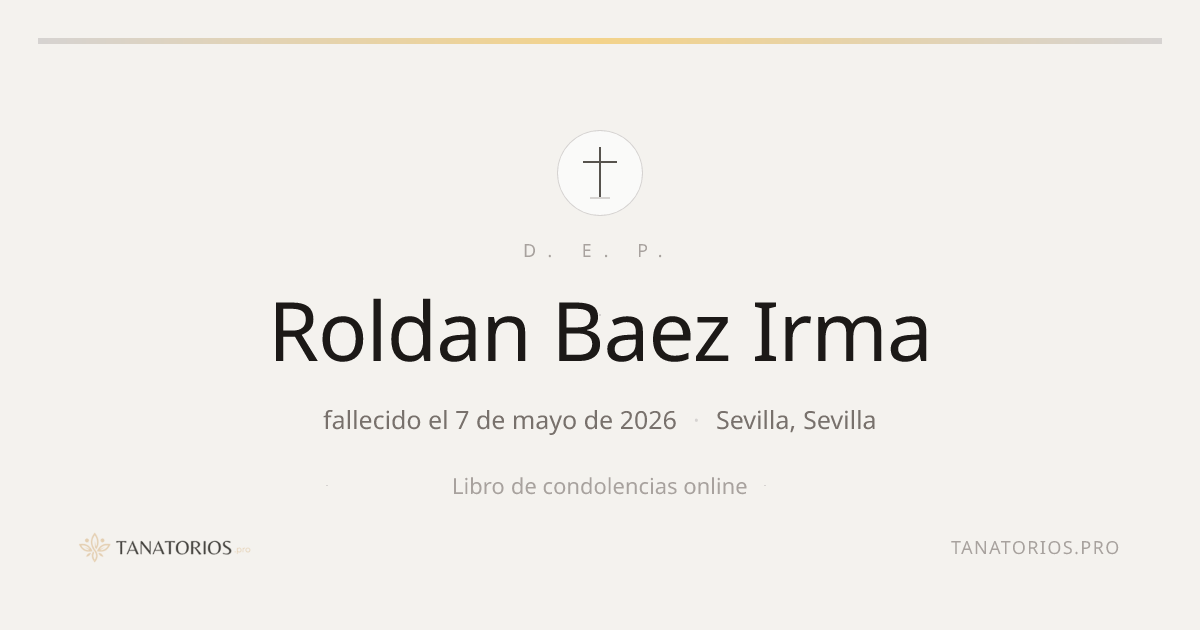 Memorial de Roldan Baez Irma