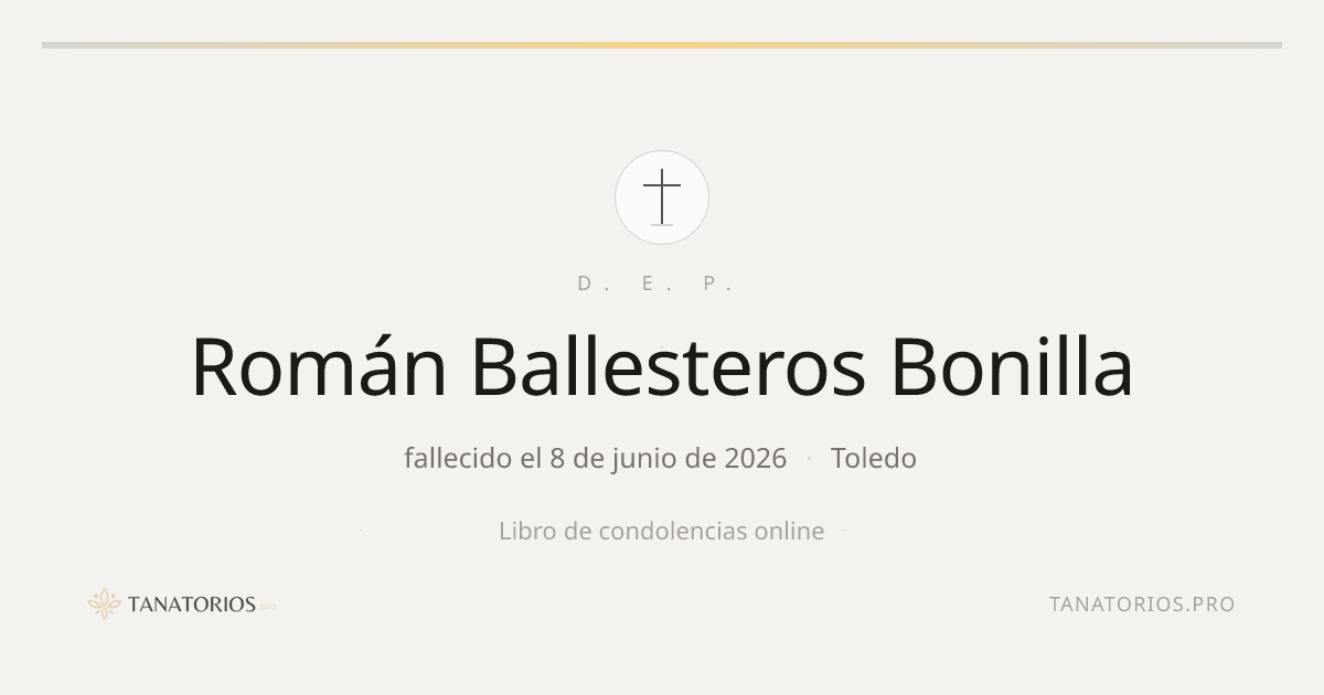 Memorial de Román Ballesteros Bonilla