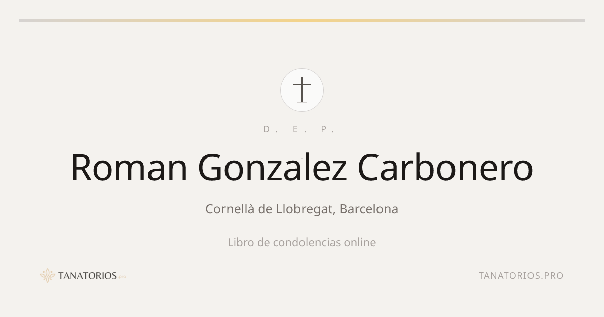 Memorial de Roman Gonzalez Carbonero