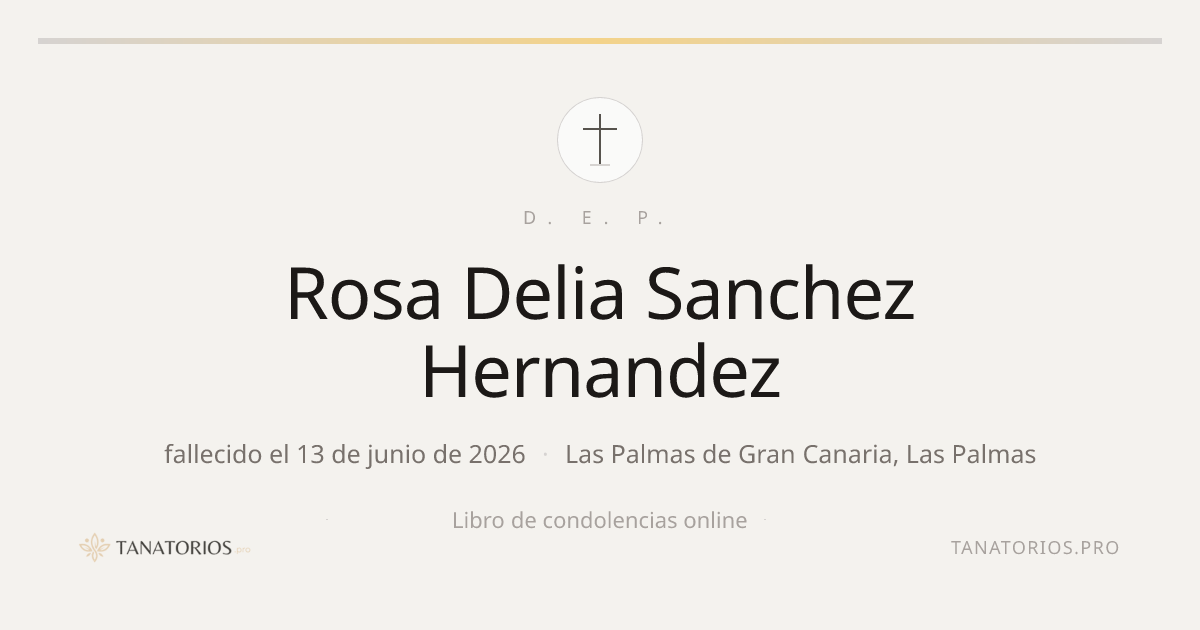 Memorial de Rosa Delia Sanchez Hernandez