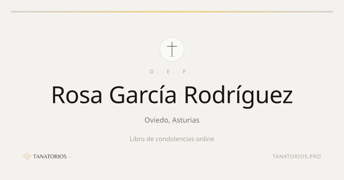 Memorial de Rosa García Rodríguez