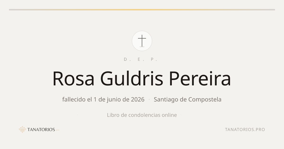 Memorial de Rosa Guldris Pereira