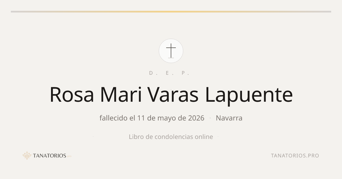 Memorial de Rosa Mari Varas Lapuente