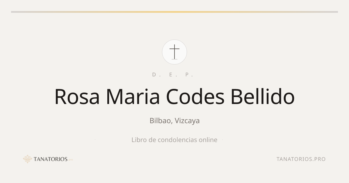 Memorial de Rosa Maria Codes Bellido