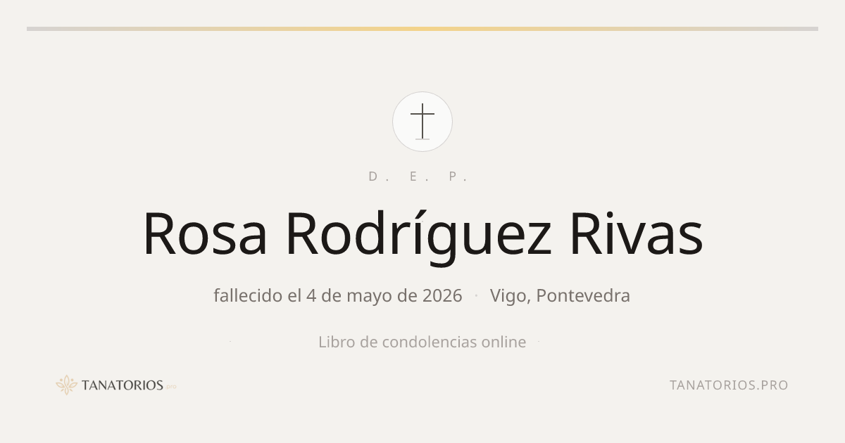 Memorial de Rosa Rodríguez Rivas