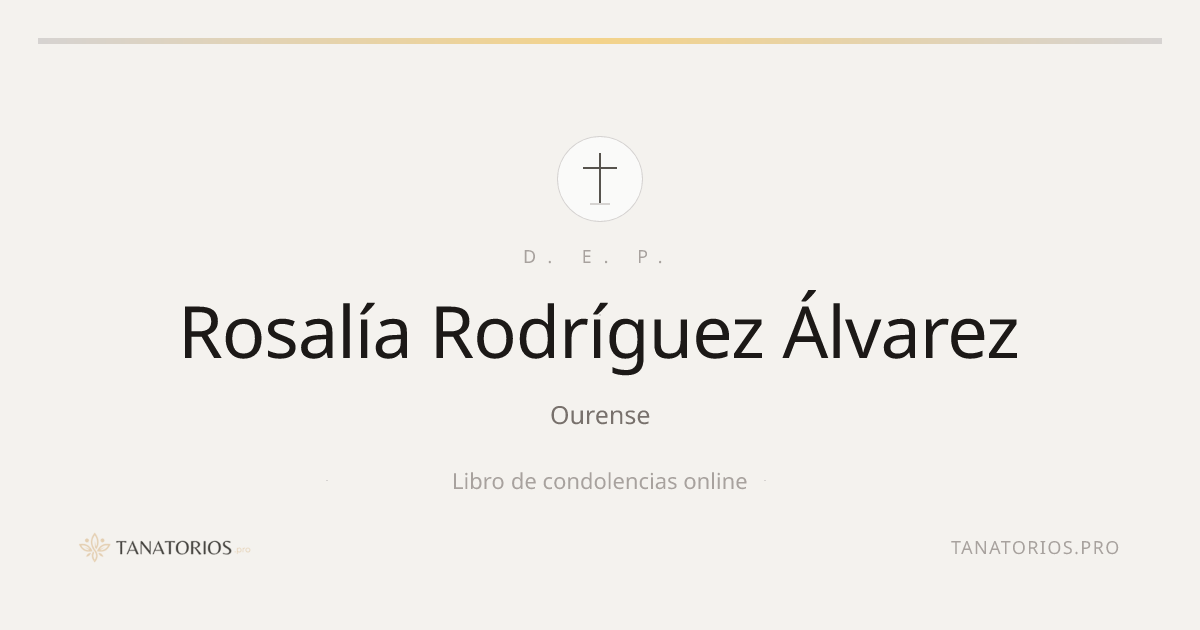 Memorial de Rosalía Rodríguez Álvarez