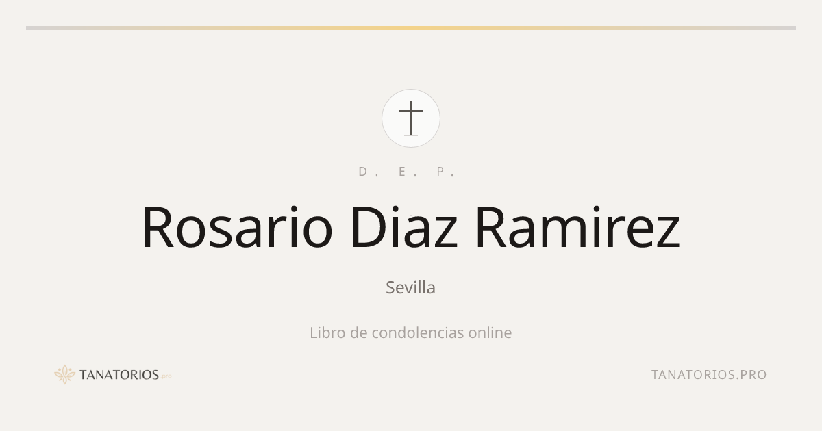 Memorial de Rosario Diaz Ramirez