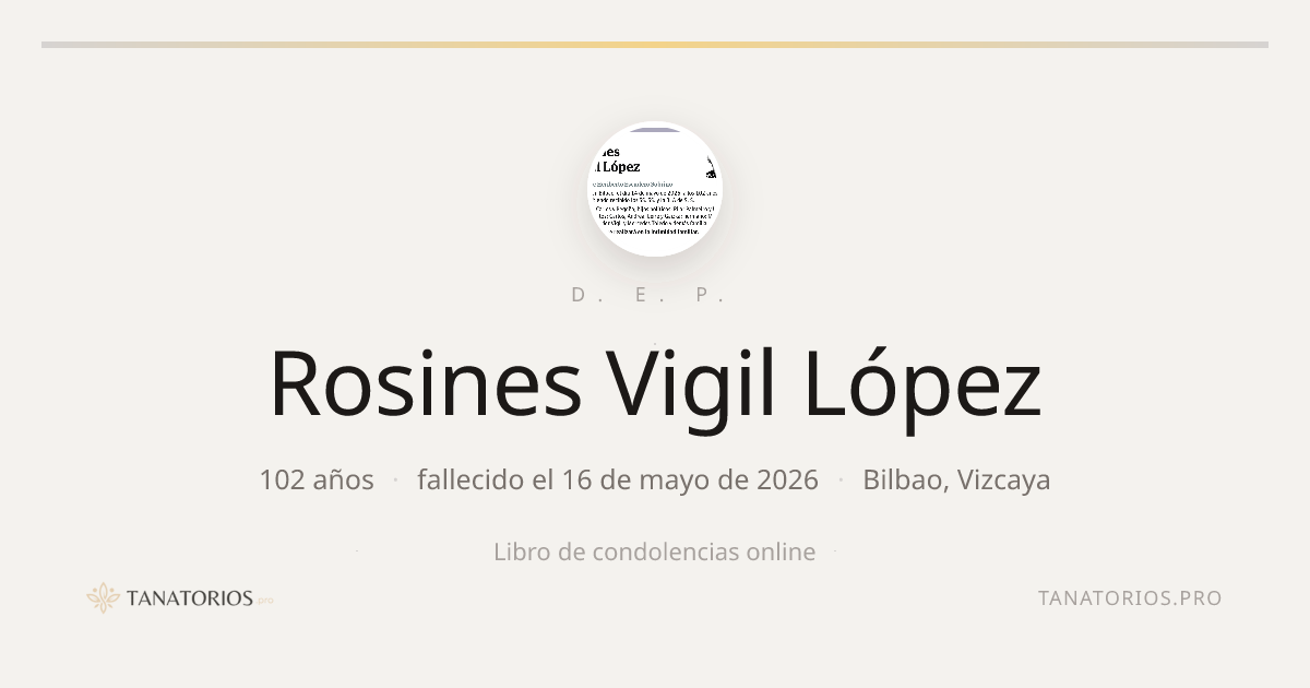 Memorial de Rosines Vigil López