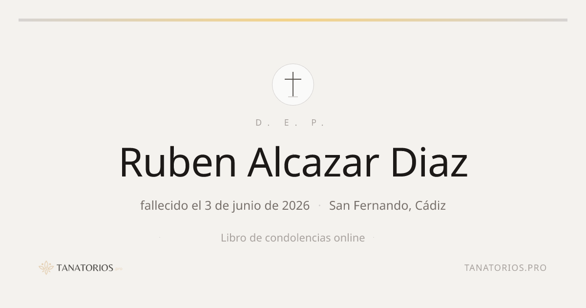 Memorial de Ruben Alcazar Diaz