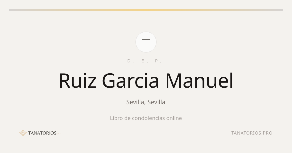 Memorial de Ruiz Garcia Manuel