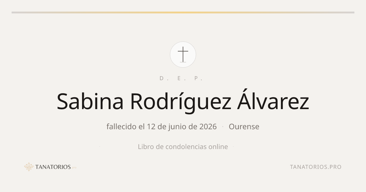 Memorial de Sabina Rodríguez Álvarez
