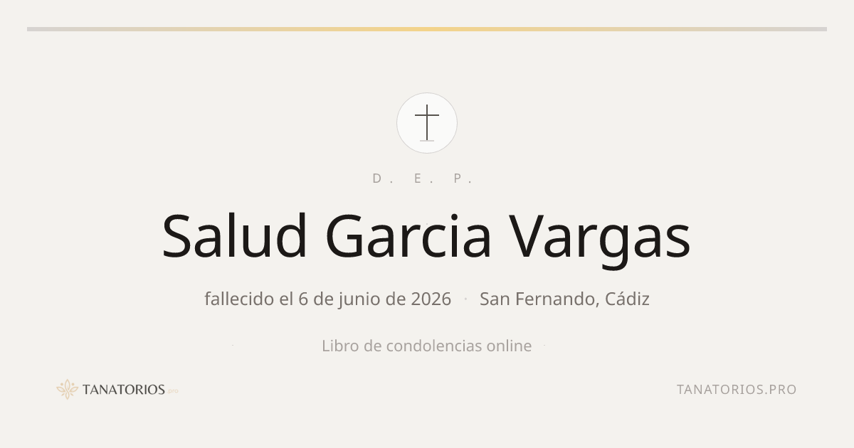 Memorial de Salud Garcia Vargas
