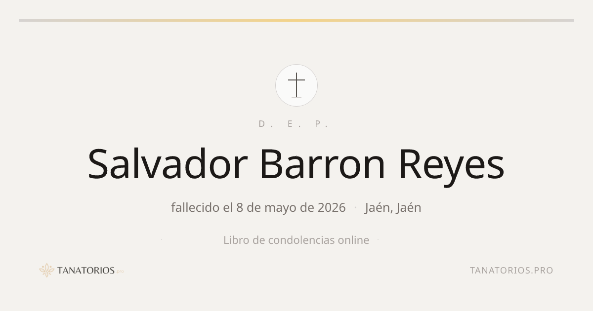 Memorial de Salvador Barron Reyes