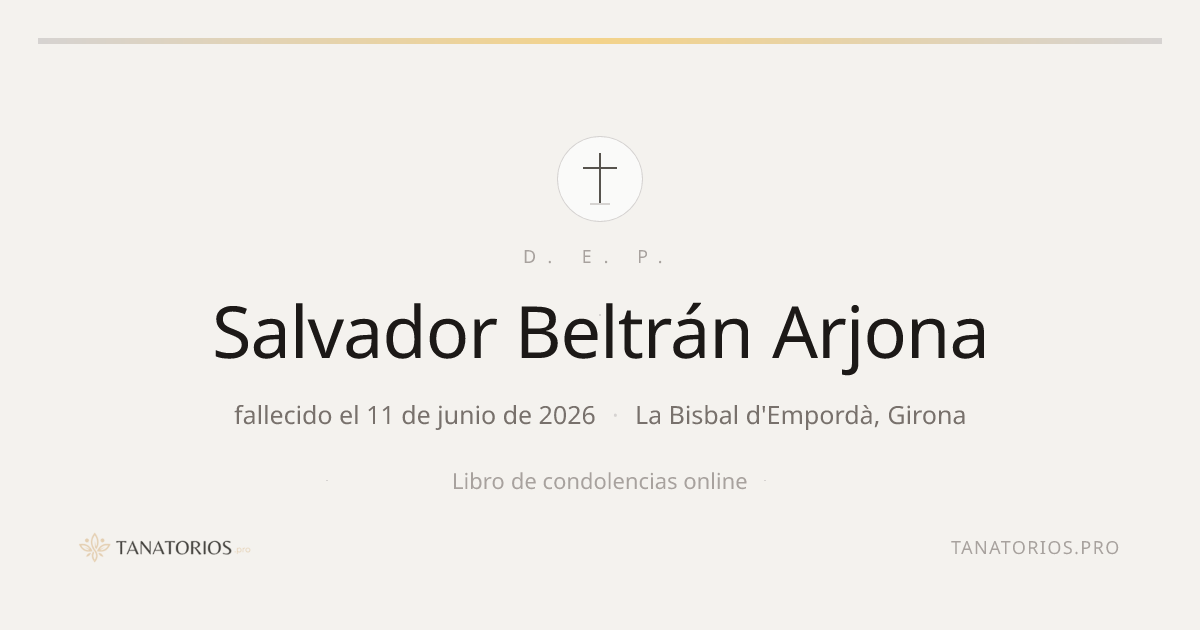 Memorial de Salvador Beltrán Arjona