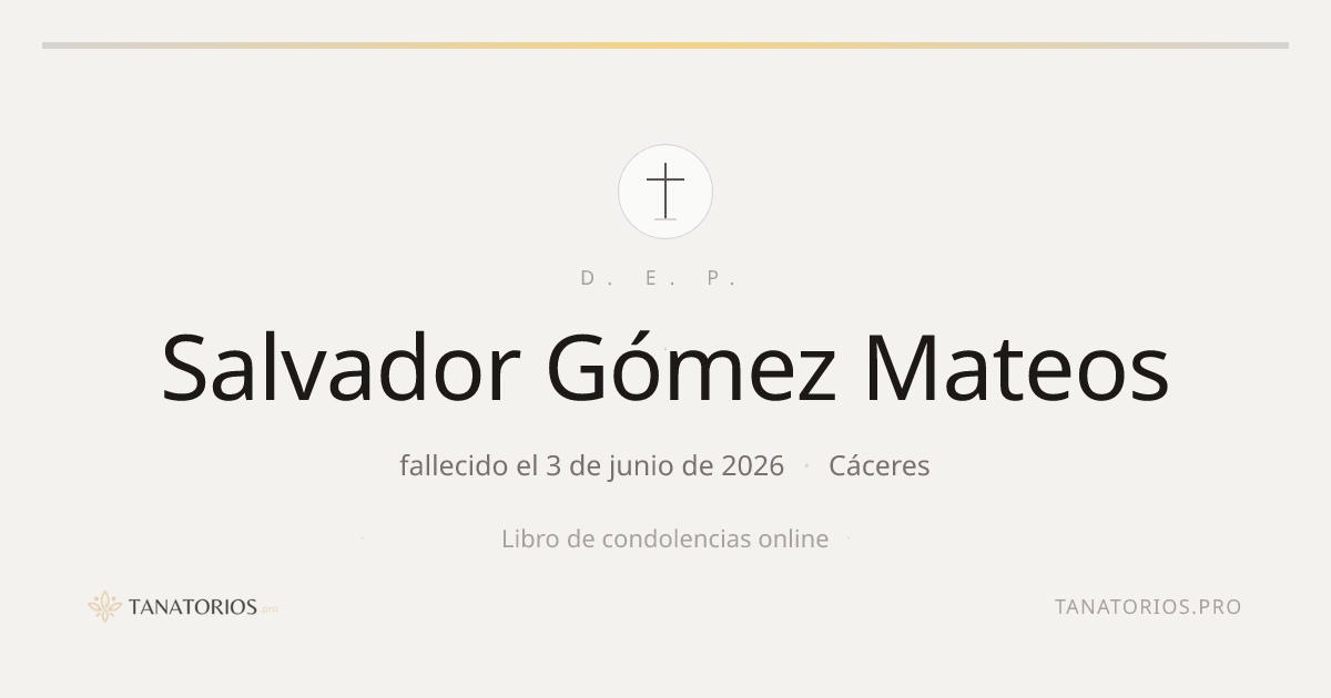 Memorial de Salvador Gómez Mateos