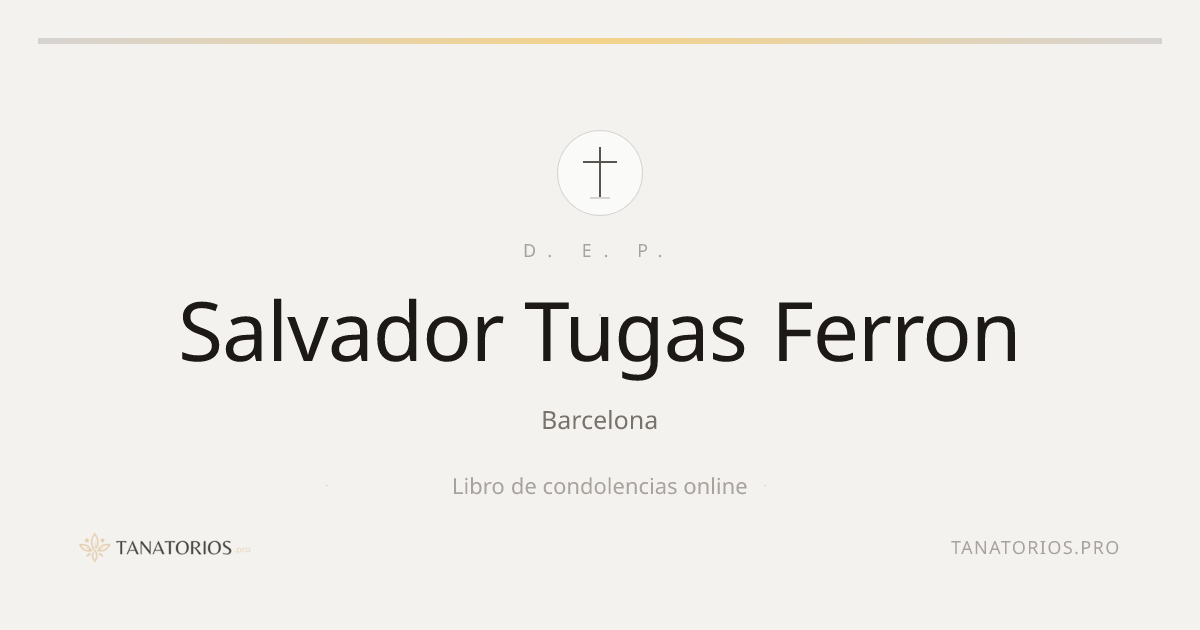 Memorial de Salvador Tugas Ferron