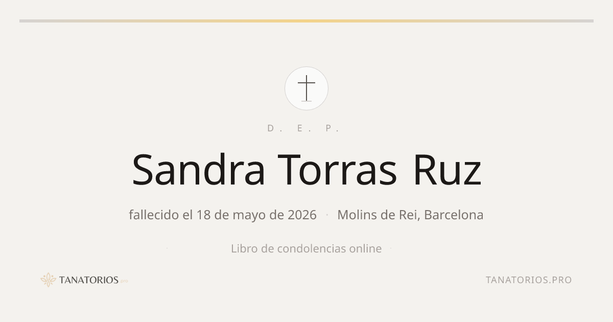 Memorial de Sandra Torras Ruz
